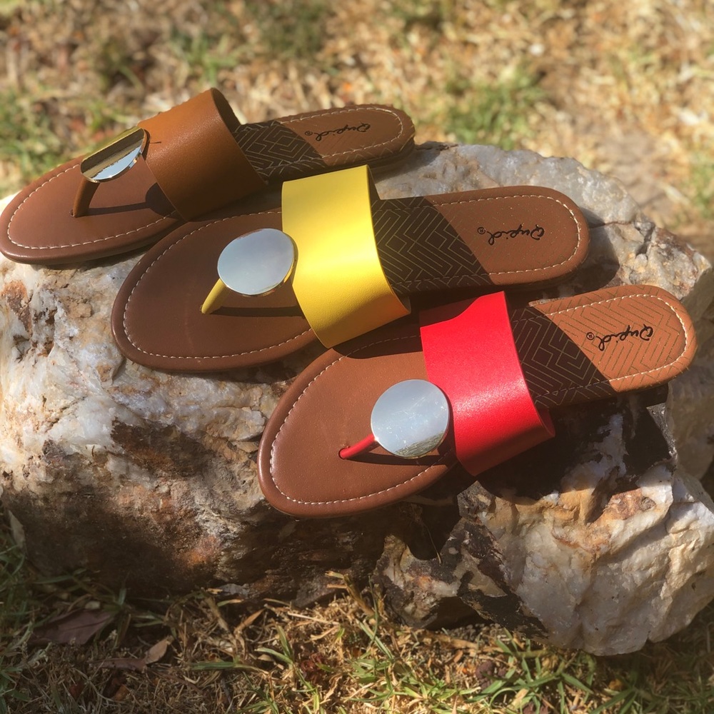 Brown Thong Sandals